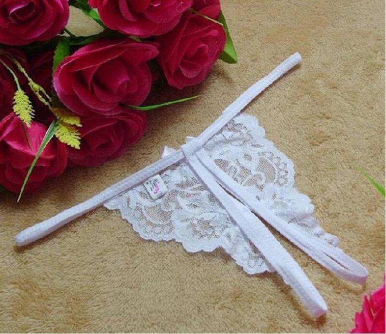 1pc lot Ladies women Lace Sexy Open Crotch Thongs G string V string T Back Panties