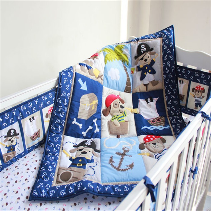 baby boy sports crib bedding sets 0207 (8)