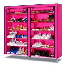 YoHere 12 layers assembled non woven fabric shoes cabinet folding dustproof wetproof shoe lockers racks for