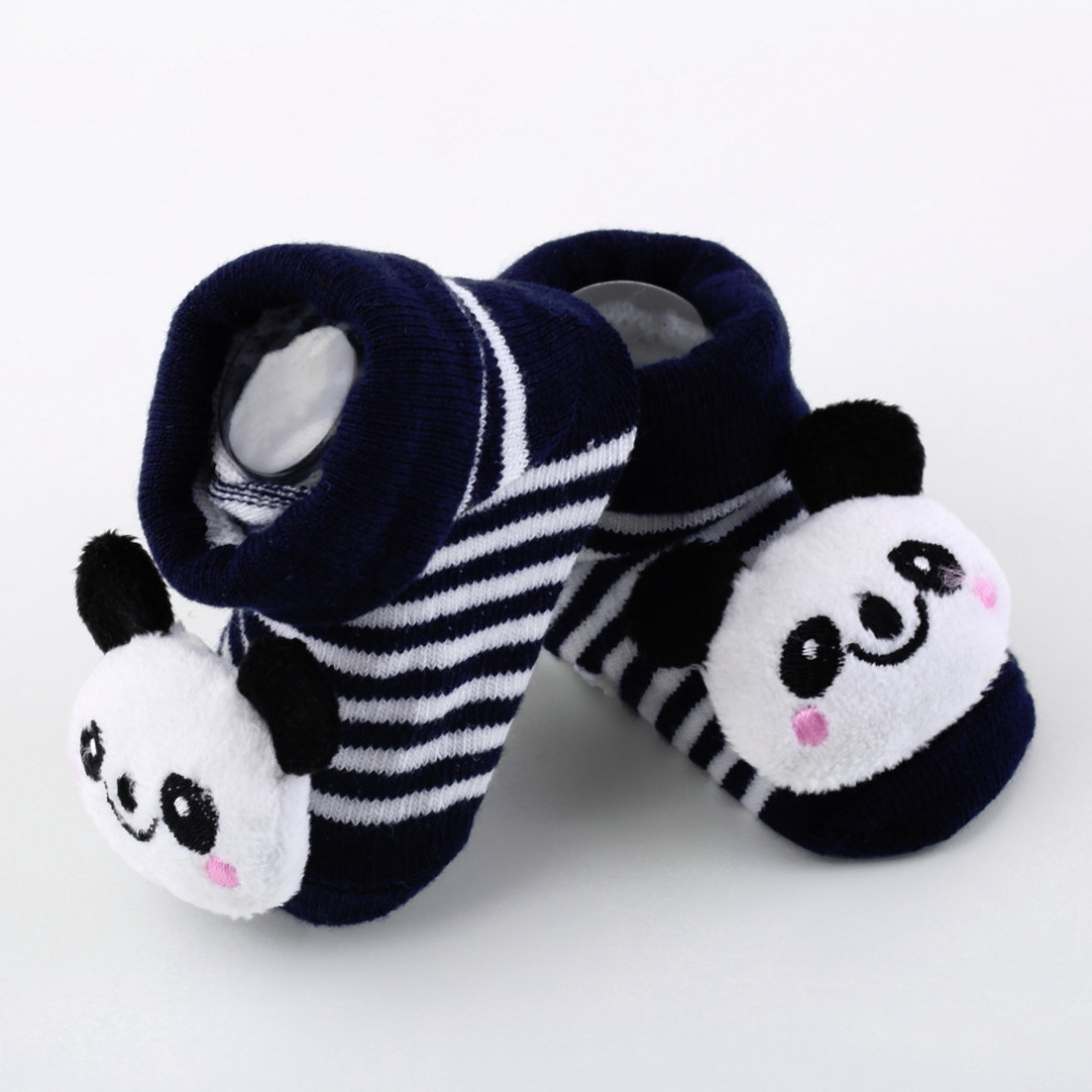 1 pair Cartoon Baby Anti slip Socks Newborn Unisex Slipper Shoes Boots 0 6 Month Wholesale