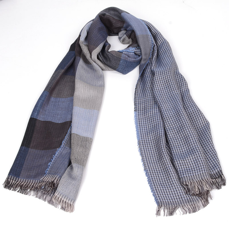 free ship 2016 font b tartan b font Scarves men winter new brand Fashion Plaid Scarf