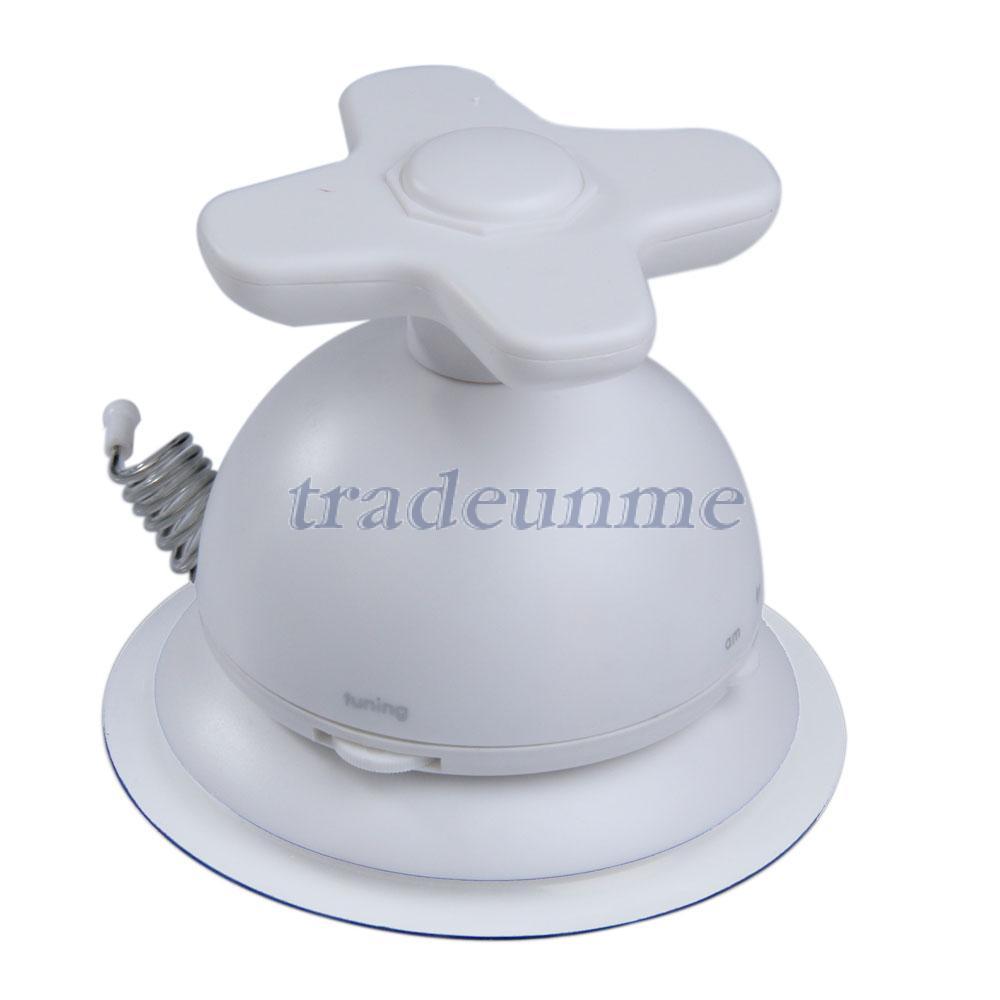 Free Shipping Hot Sale AM FM Waterproof Bathroom Shower Music Antenna Radio Suction Cup White