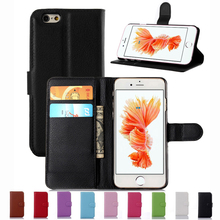 PU Leather Pink Case for Apple iPhone 6 6s I6 4.7inch iPhone6 Flip Stand Cover Wallet with Magnetic Closure Full-Body Protect