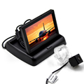 Car Reversing Camera for KIA FORTE with 4 3 Inch Folding Car Monitor Car Backup Parking
