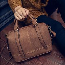New fashion handbags black gray purple brown Boston PU leather handbag women shoulder bag Messenger woman bags NB1068