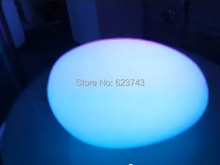 Free Shipping rechargeable Colorful glowing lighted Cobble stone LED SL-LCL-2515,LED Swimming Pool Lamp LED Ball remote control