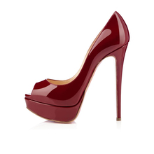 New Fashion Women Pumps Sexy Peep Toe Thin High Heels Shoes Woman Customized Pumps Plus Size