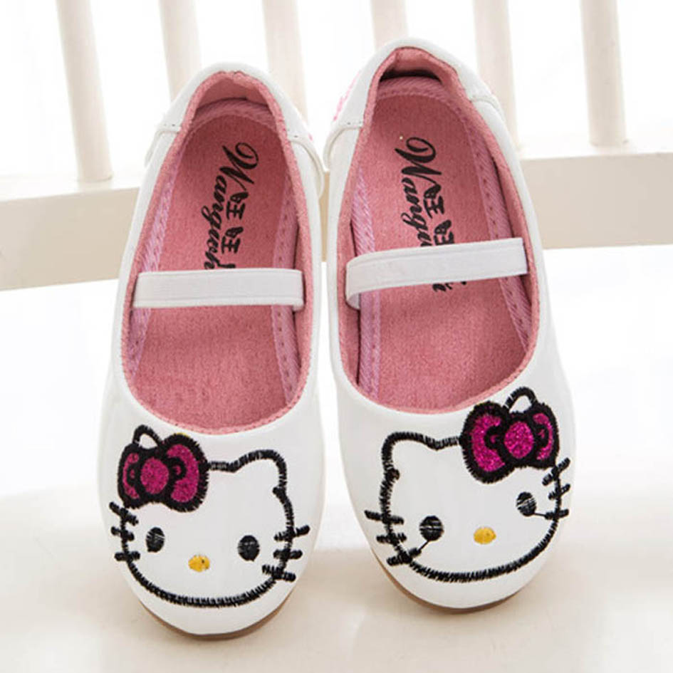 2015 Cartoon Cat Children Girls Shoes/Cat Face Kids Girls Ballet Flats/Little Girls Shoes Princess/Zapatos Nina