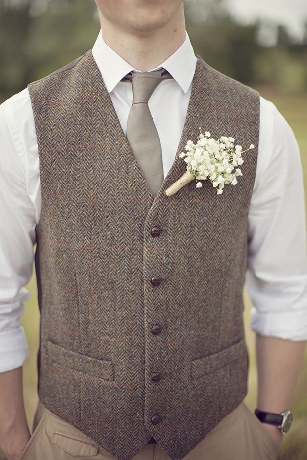 Aliexpress.com : Buy 2016 Vintage Gray Tweed Vest Men Suit Vest Slim