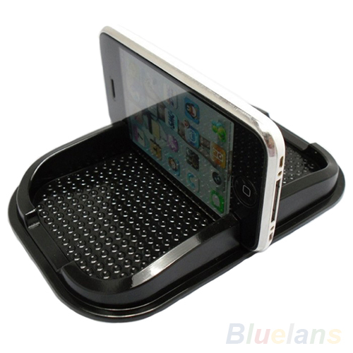 Black Car Dashboard Sticky Pad Mat Anti Non Slip Gadget Mobile Phone GPS Holder Interior Items