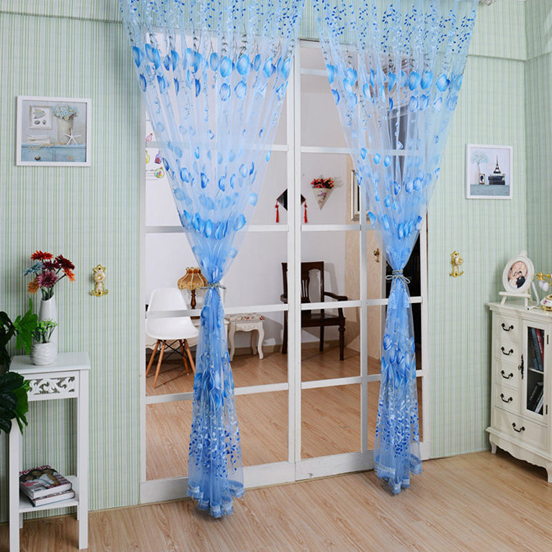 Online kopen wholesale tulle rideaux uit china tulle rideaux ... Gordijnen woonkamer print