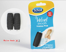 Scholl Velvet Smooth Pedi Hard Skin 2 x Remover Refills Replacement Rollers 1pcs