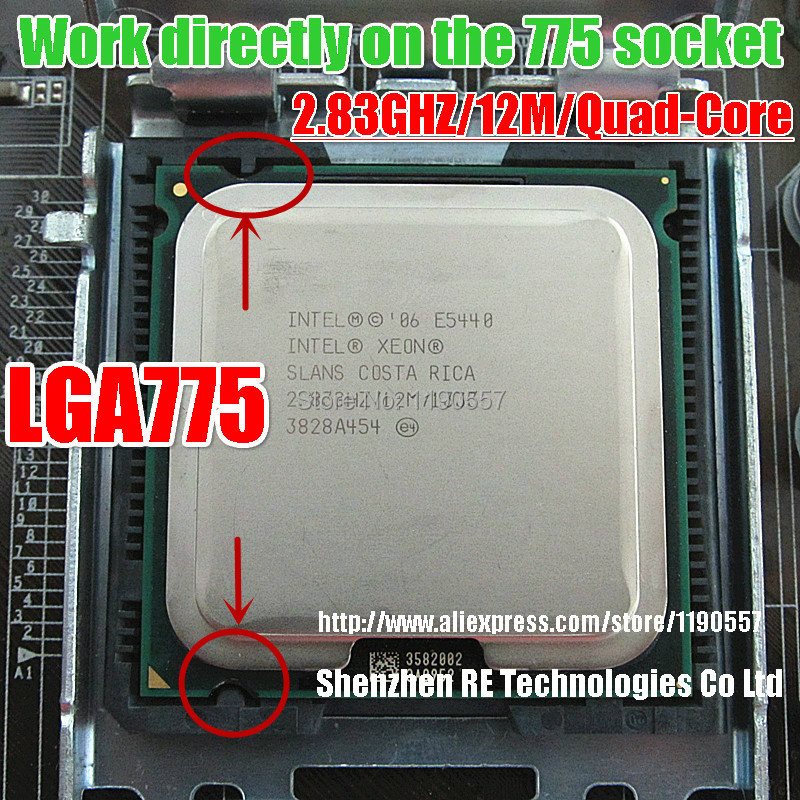 Intel Xeon E5440 ( 2.83  / 12  / 1333 )   2 Quad Q9550 ,   LGA775    