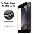 0 3mm 3D Curved Full Cover Tempered Glass For iPhone 7 Plus Screen Protector Protective Guard