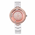 WEIQIN Women Watch Brand Luxury Ceramic Band Rhinestone Fashion Watches Ladies Rose Gold Wrist Watch Quartz