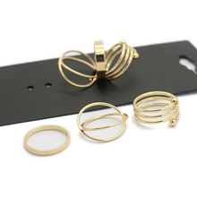 punk gold plated stackable Knuckle midi rings for women Finger Ring bague Ring Set anillos mujer