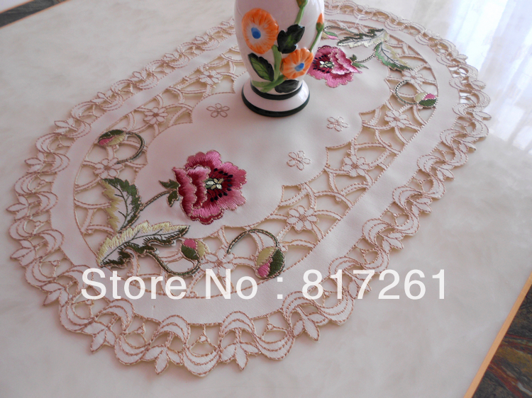 to runner what runner  table size size  fashion different table cutout embroidered fabric use  flowers