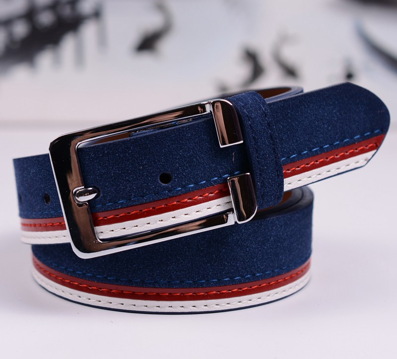 MPZ030 Cheap Pin Buckle Strap Patch Work Men&#39;s Belt, Causal PU Leather Business Waist Belt for ...