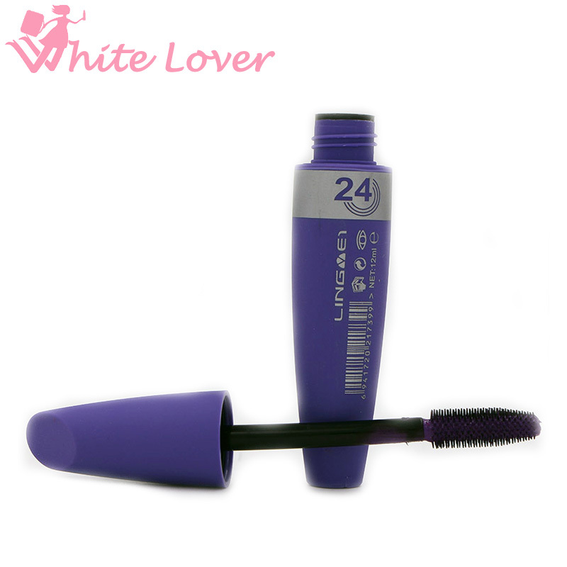 1PCS New makeup colorfully waterproof thick curling 6 colors mascara balck blue brown green LM1738