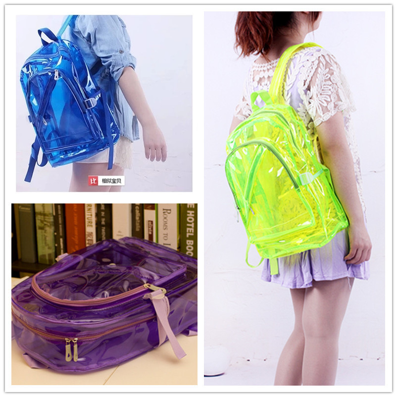 mochilas transparentes infantiles