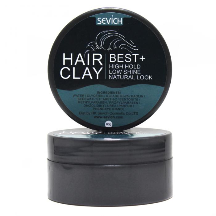 80g hair styling clay gel for men strong hold hairstyles matte