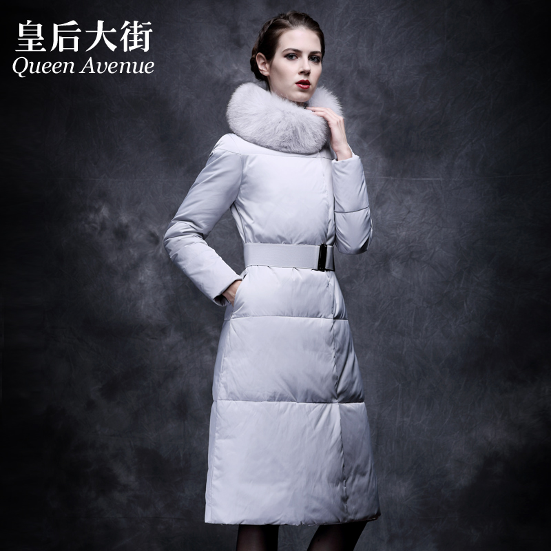 Winter Long Parkas 2015 Women Jackets & Coats Women Luxury Thick Long Coat Women Faux Fox Fur Collar Brand Parka A759