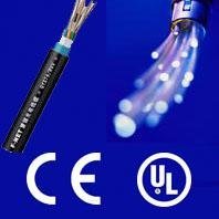Waterproof optical fiber direct burial cable with CE and ISO