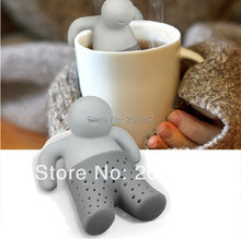 Bathing Kids Shape Tea Infuser Mr Tea strainer Filter Teabags Mesh Bag for Coffee Tea Leaves Drinkware Tools