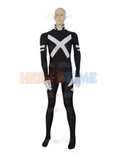 X-Force Psylocke Costume black spandex halloween cosplay party Psylocke Female Superhero costume zentai suit free shipping