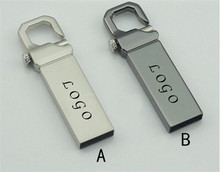 Drop Shipping Metal Key Ring Model USB 2.0 Memory Usb Flash Pendrive Real Capacity Engrave Custom Personality DIY Business LOGO