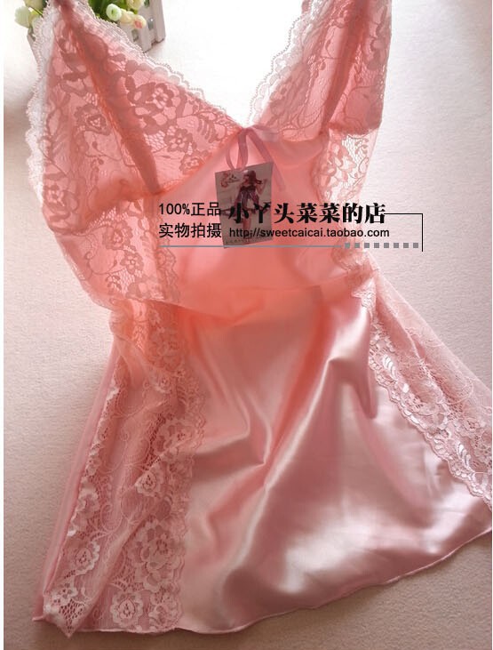3 color M L XL XXL PLUS SIZE New Women Nightdress silk Nightgown Cute Short-Sleeved Pajama Women\'s Home Clothes Sleepwear