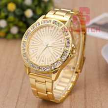 2015 Fashion Casual cute Bear Watches full steel rhinestone wrist watch Teddy bear girl watch women dress watch Relogio feminino