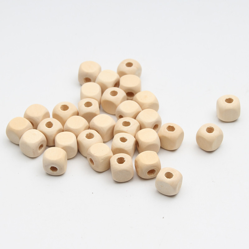 10pcs Semicircle Wood Beads Jewelry Fashion DIY Kids Toys Craft Accessories