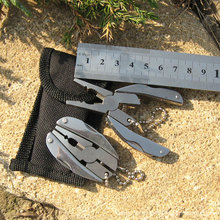 1pc Survival Gear Tool Multi Functional EDC Tool Adjustable Wrench Jaw + Screwdriver + Pliers + Knife Tool Set , free shipping