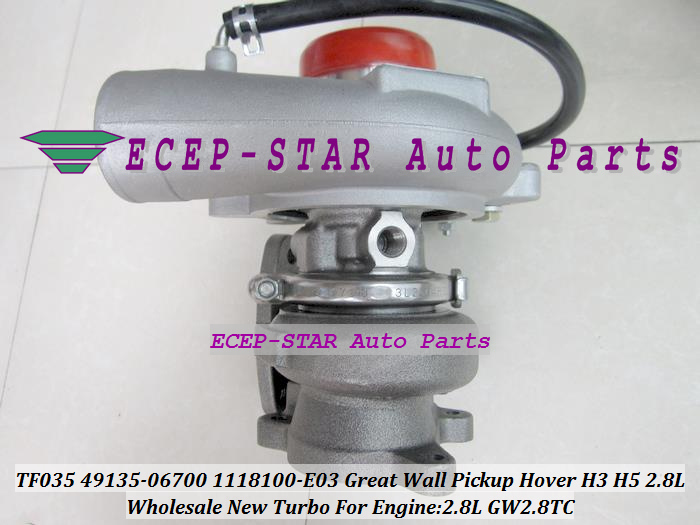 TF035HM TF035 49135-06700 1118100-E03 Turbocharger Turbo For Great Wall Pickup Hover H3 H5 2.8L GW2.8TC (4)