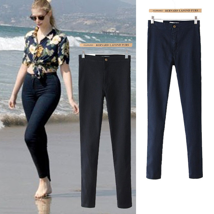 New Jeans For Women 2015 Hot Jeans Woman Cal Denim Skinny High Waist Jeans Womens Calca
