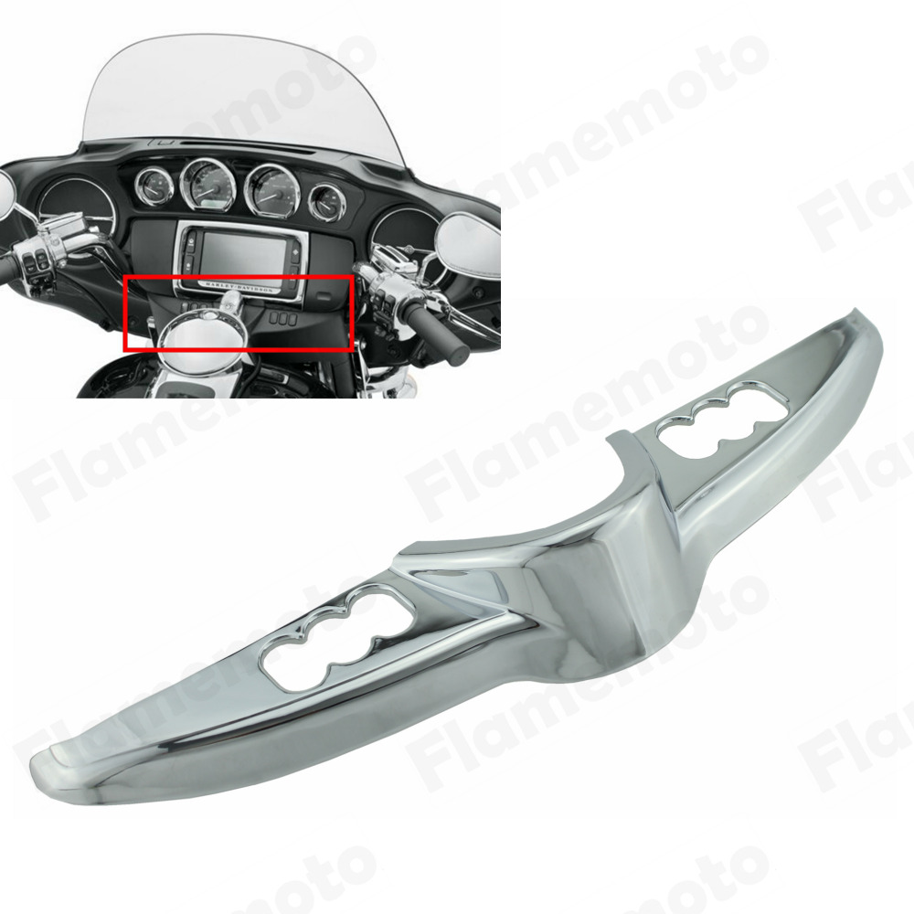 Chrome Switch Panel Accent Faring Cap Cover Harley Touring Models Electra Street Tri Glide 2014 2015