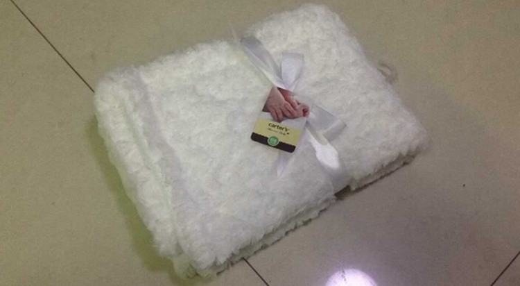 Rose Velvet Baby Blanket High Quality Baby Swaddle Wrap Swaddling Winter Warm Brand Bedding Soft Infant Crochet Blanket (6)