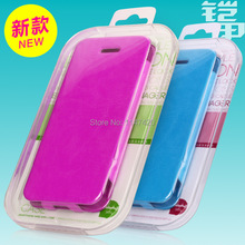 100pcs/Hot selling Acrylic mobile phone packaging box for iphone5 5S 5C S3 S4 Cell Phone Case Packaging With PVC Window KJ-256