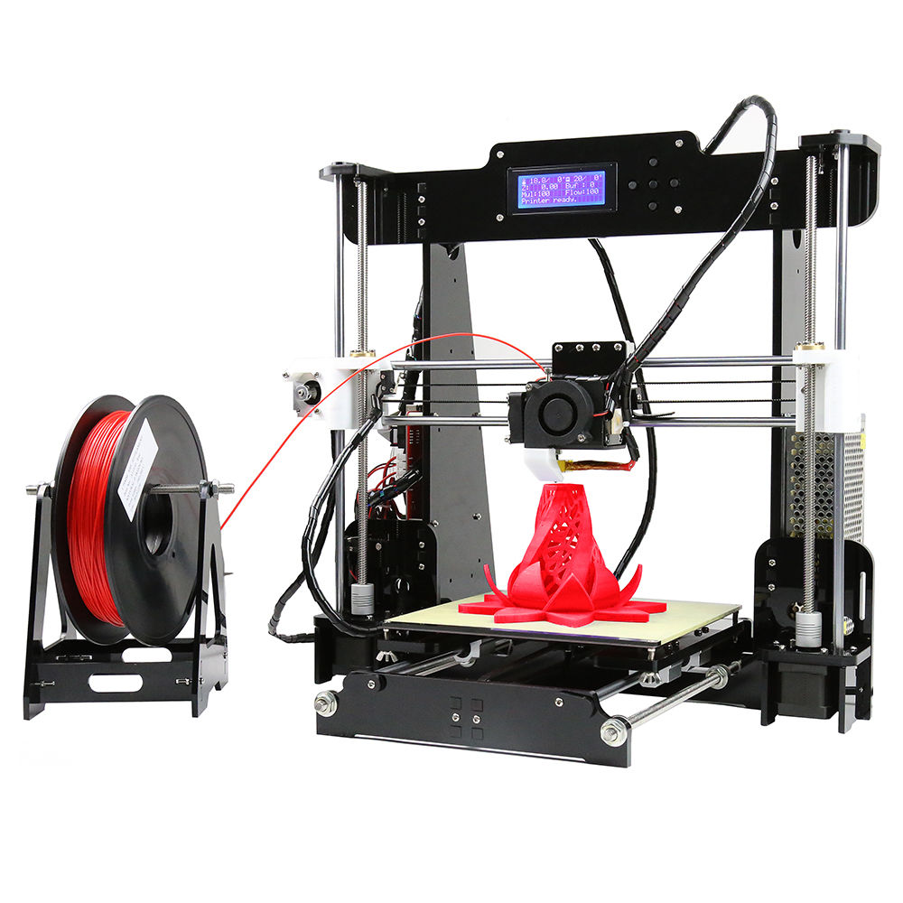 2016 New Upgrade 3d printer DIY Kit Reprap Prusa i3 3d printer P802 Gift 2 Roll