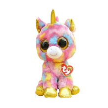 2015 Hot Ty Beanie Boos Big Eyes Small Unicorn Plush Toy Doll Kawaii Stuffed Animals Collection Lovely Children’s Gifts L19