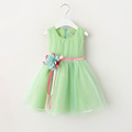 EMS DHL Free Shipping Kids Toddler Girls Children s dress 2016 Summer Tulle Flower dress Princess