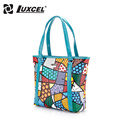 Luxcel Women Bag PU Printed Leather shoulder Bags Vintage Handbags Women Medium Big Tote Bags femal