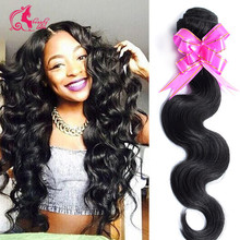 7A Grade Brazilian virgin hair body wave 3 Bundles Queen Hair Products brazilian body wave brazilian hair weave bundles100g/pc