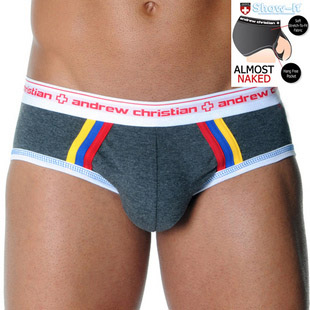 Гаджет  2pcs Sexy Mens Underwear Brief Designed Low Waist Men Underwear Briefs Brand AC Men
