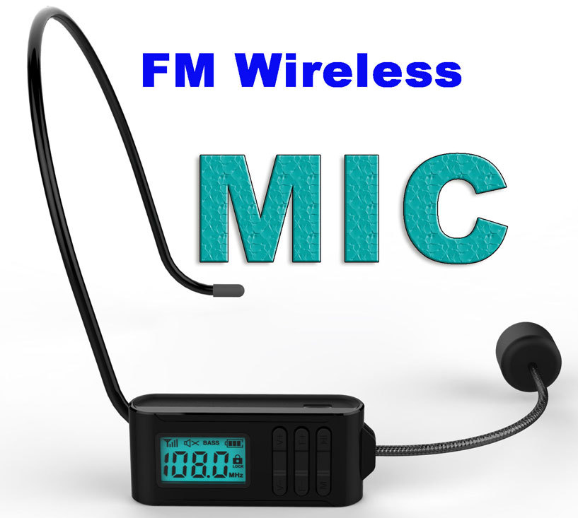 Free-Shipping! FM Wireless Headset Microphone Megaphone Mic For Loudspeaker Teaching Meeting Tour Guide Sales Promotion Speaker Free-Shipping! FM Wireless Headset Microphone Megaphone Mic For Loudspeaker Teaching Meeting Tour Guide Sales Promotion Speaker