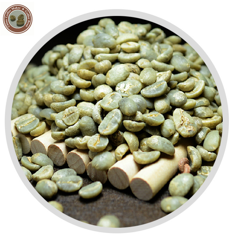 1Kg China Yunnan Small Green Coffee Bean AA 100 Original High Quality Green Slimming Coffee the