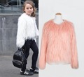 New Fashion trendy children s clothing Europe and America 2016 Faux fur coat fur wool coats