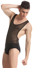 Fitness exercise leotard transparent nylon mesh breathable fabric underwear sexy clothes JQK328