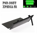 Faster Free shipping 3500mAh Leather Flip Cover External Power Case Charger for Sony Xperia Z1 L39h